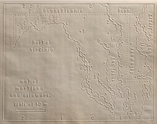 Illustration for article titled Tactile maps from an 1830s atlas for the blind